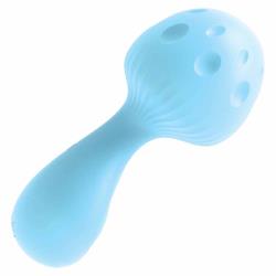 Sky Magic Mushroom Rechargeable Dual Motor Wand, 5 Inch, Blue Sky Magic Mushroom Rechargeable Dual Motor Wand, 5 Inch, Blue