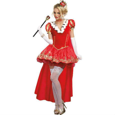Dreamgirl the Royals Sexy French Queen Costume, Extra Large, Red Dreamgirl the Royals Sexy French Queen Costume, Extra Large, Red